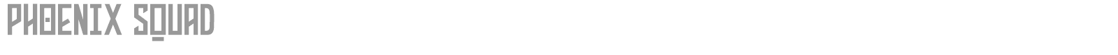 Phoenix Squad font preview